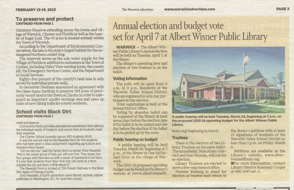 Warwick Advertiser February 13-19 2015 pg 2